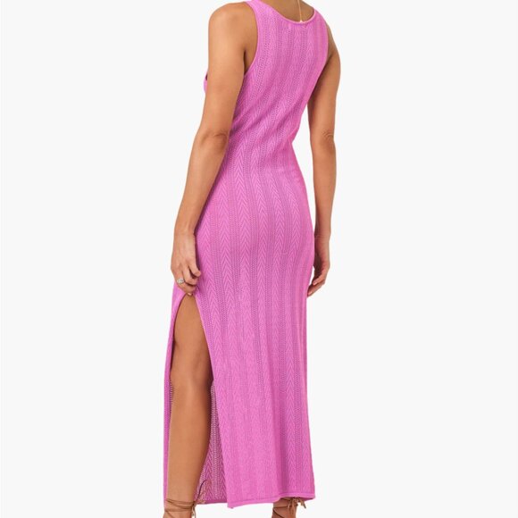 NWT LSpace Tricia Knit Maxi Dress in Rosebud - Picture 2 of 6